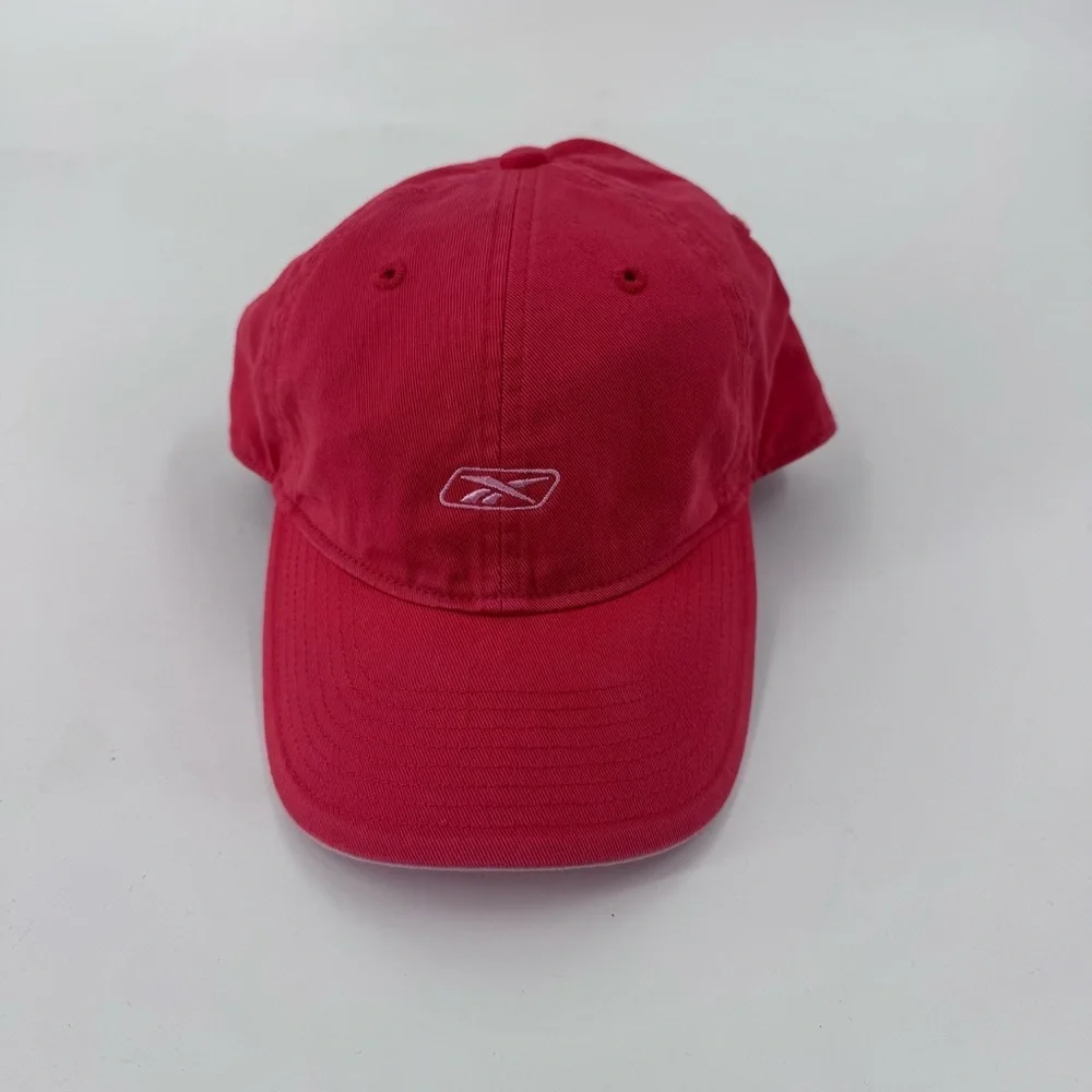 Reebok Red and Pink Baseball Cap with Embroidered Logo‎